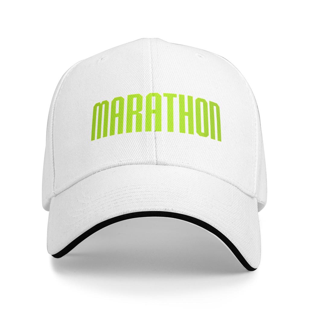 Marathon Game Green Logo Casual Baseball Cap Hiking Fishing Trucker Hat Summer Sun Visor Women Unisex Stylish Baseball Caps