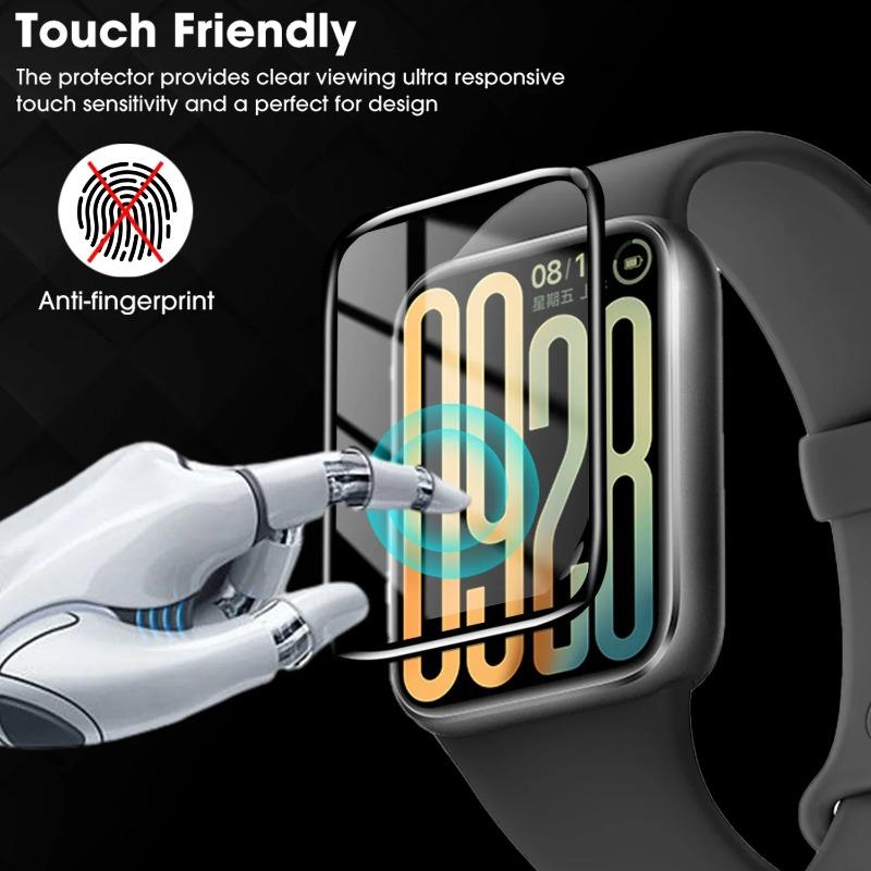 1-10PCS 9D Protective Soft Glass For Xiaomi Mi Band 9 Pro 9 active Screen Protector Soft Glass Film Anti-scratch Protective Film