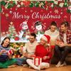 Christmas Background Banner Party Decoration  Winter Snowman Christmas Background  Merry Christmas Snowflake Decoration