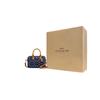 Coach Borsa a secchiello Rowan in tessuto, Borsa a tracolla piccola da donna Blu denim CY742-IMXIA