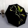 Tinker Bell Themed Automatic Opening and Closing Umbrella, Brightly Colored 8-rib Portable Umbrella, Suitable for Men and Women, A Perfect Gift for Ch