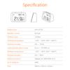 Smart Zigbee Temperature And Humidity Sensor Real-time Detection Smart Thermometer Battery Display Tuya Hygrometer Smart Home
