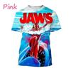 Fashion Personalized Men Clothing Jaws 3D Print T-shirt Shark Creative Graphic T Shirt Hip Hop Harajuku Street Unisex Tops Tees