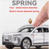 1/24 skala HongQi E-HS9 SUV Legering New Energy Car Model, Diecast Metal Lekekjøretøy Bilmodell Simulering Lyd og lys Barnegaver