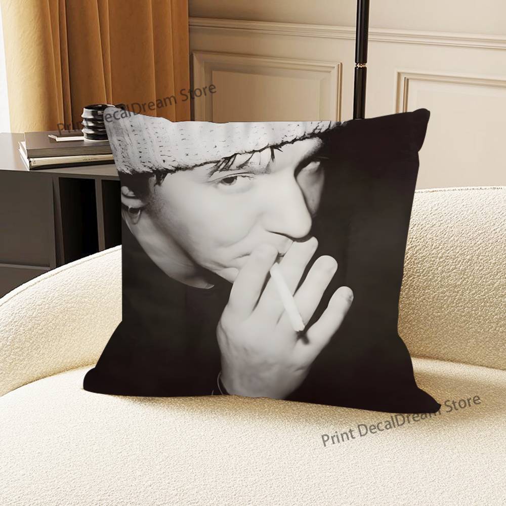 EElliott SSmith Figure Pillow Case Ultra Soft Skin Friendly Fabric Cloud Like Comfort Concealed Zipper