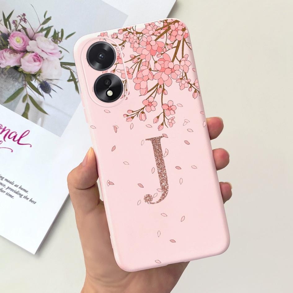 For OPPO A38 4G Case Cute Crown Letters Shockproof Silicone Soft Phone Back Cover For OPPO A18 Funda OPPOA38 A 38 CPH2579 Bumper