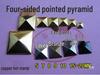 Square Pyramid Hotfix Studs and Rivets for DIY Decoration and Antique Bead Embellishments