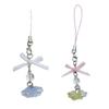 Phone Chain Unique Keychain Bowknot Flower Phone Charm Bag Pendant Antilost Y2K Cellphone Strap for Women Backpack Decor