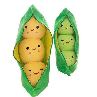 Cushion Stuffed Toy for Kids, Edamame, 25, 40, 50, 70, 90cm, Green Pea Stuffed Toy, Hug Pillow, Kids, Toy, Event, Bean, Green, Present, Beer, with