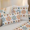 Printed Sofa Cover Chenille Washed Embroider Living Room Sofa Back Cushion Non-Slip Simple Furniture Dustproof full Cover Cloth