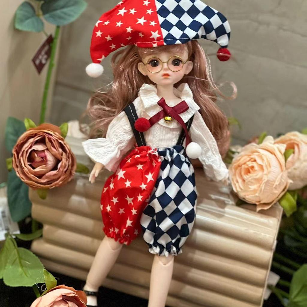 Mori High-value 30cm Doll 6 Points BJD Baby Clothes Set Girl Doll Princess Doll Toy