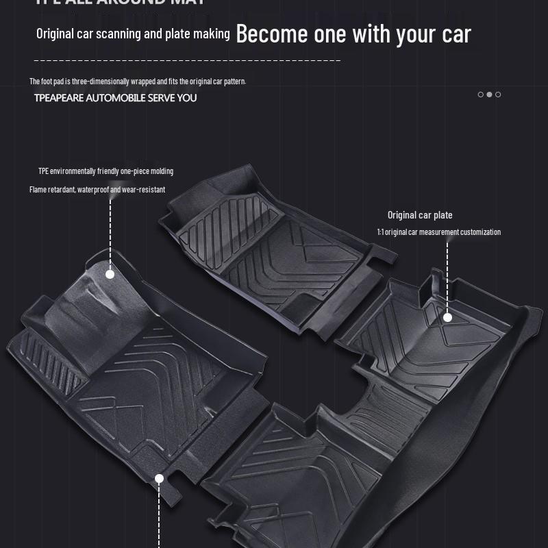 Non-slip, Waterproof, Wear-resistant TPE Car Floor Mats for Dongfeng Fengshen, Foton, Fengguang Models