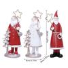 Christmas Figurine Figure Decors Resin Santa Clauses Statue Christmas Decorative Figurines Centerpieces for Holiday