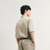 CROQUIS Men's 2025 Summer Loose Stand Collar Short Sleeve Shirt