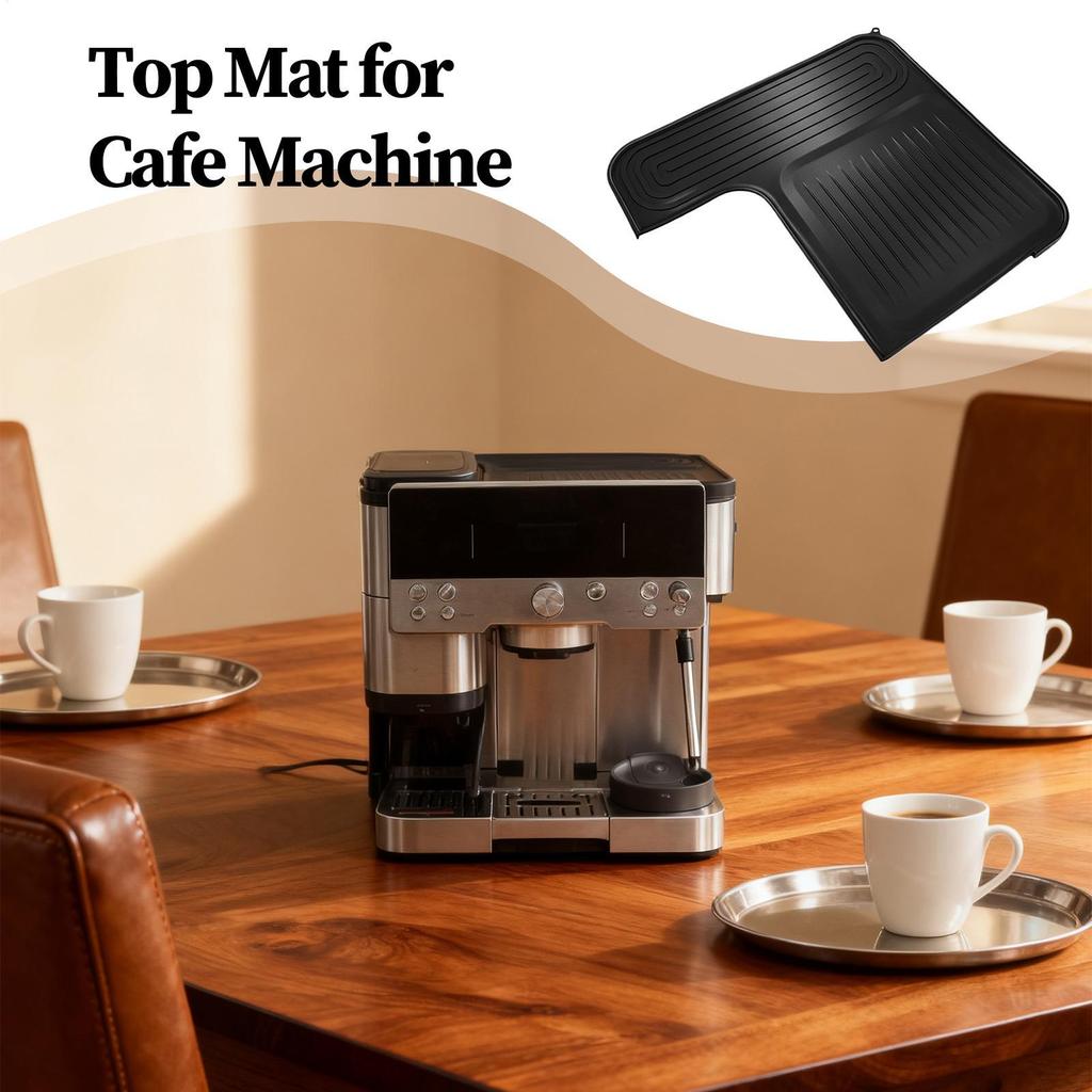Silicone Coffee Mat Heat-Resistant Non-Slip Cafe Machine Cover Pad For Bar Workplace Party Home Kitchen Dining Living Room