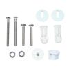Upgrades Toilet Seat Hinge Bolts Toilet Seat Fastener Quick Fix Screws Replacement Set for Stable & Secure Installation