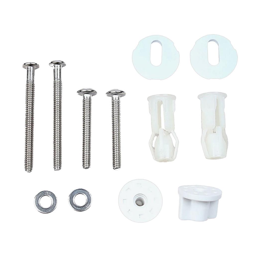 Upgrades Toilet Seat Hinge Bolts Toilet Seat Fastener Quick Fix Screws Replacement Set for Stable & Secure Installation