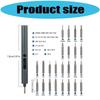 Portable Electric Screwdriver Set 28 Accessories Build In LED Light Fast Charging