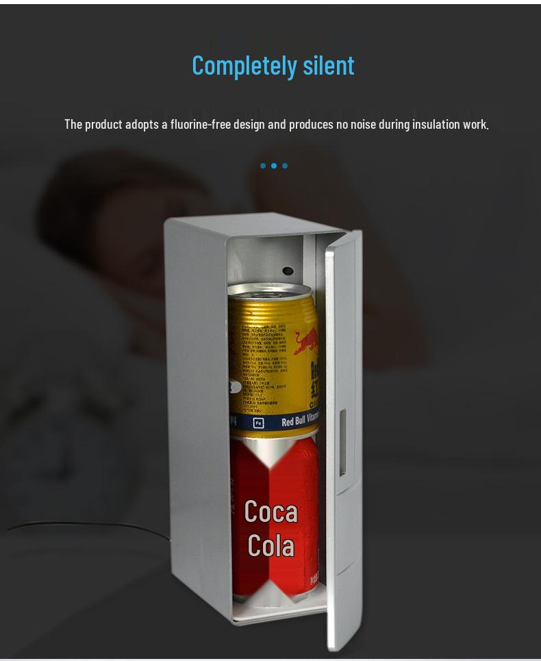 Compact Dual-Use USB Mini Fridge for Cosmetics: Refrigeration & Heat Preservation