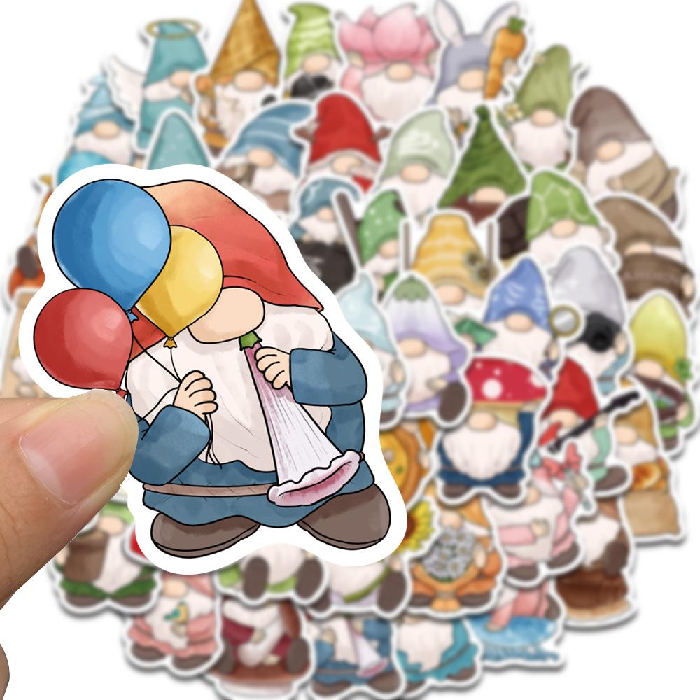 50PCS Cartoon Dwarf Stickers Nostalgia Coffee Skateboard Y2k Fashion Graffiti Laptop Luggage Waterproof Cartoon Graffiti Sticker