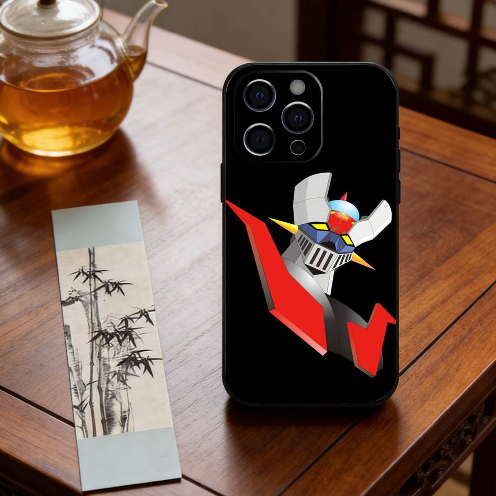 Anime M-Mado K-King Granzort Phone Case For iPhone 17, 16,15,14,13,12,11 Plus,Pro Max, Others Soft Black Cover