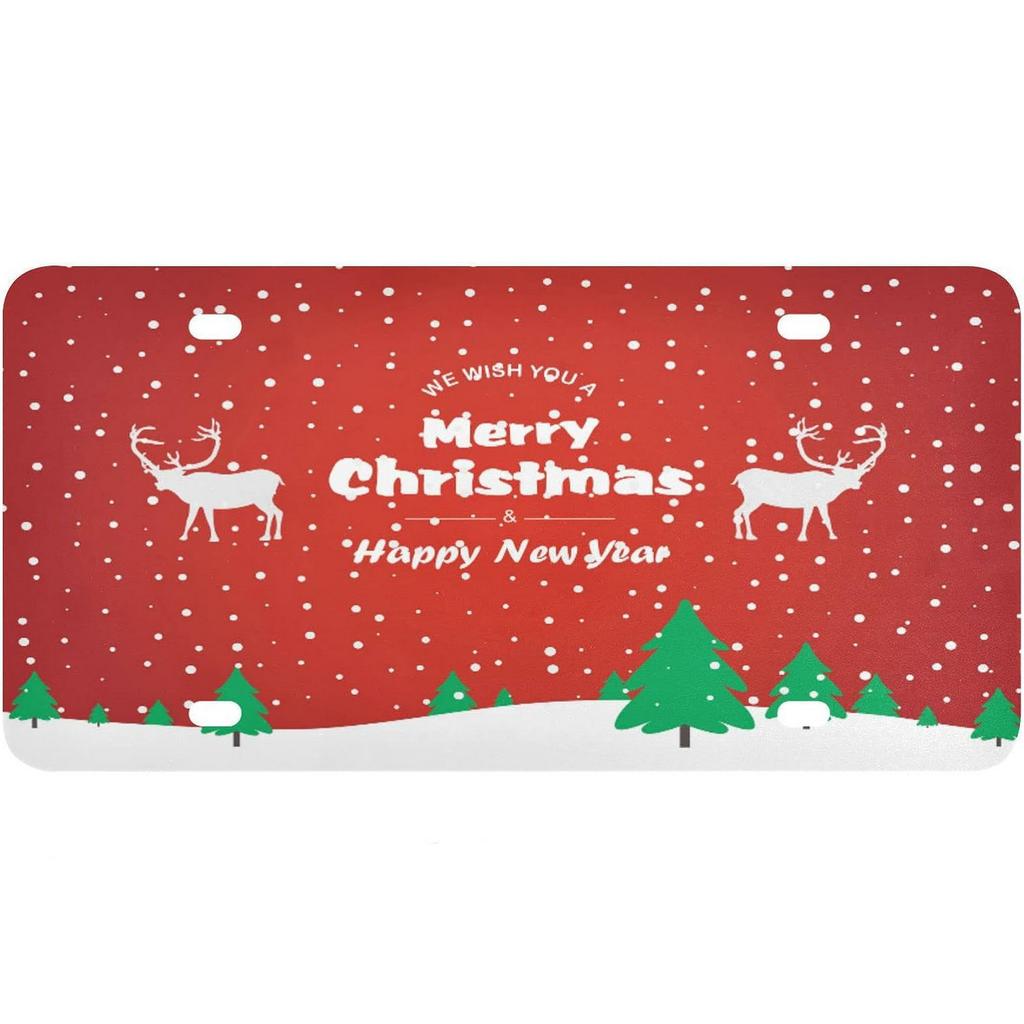 License Plates Sant Claus Metal Tin Signs for Wall Decoration Vintage Tags Metal Automotive Signs For Cafe Bar Club Garage Pu