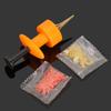 1Set  Earthworm Bloodworm Clip Particles Bait Clip Red Worm Bait Clip Fishing Tackle Fishing Tools Fishing Baits Elastic