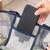 Handbag Clothes Storage Bag Multi-pouch Hanging Shower Organizer Mesh Toiletry Bag  Large Capacity