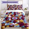 Set Lenzuola Stampato Aston Villa Football 3 Pezzi, Comodo Set Copripiumino per Camera da Letto Amico della Pelle