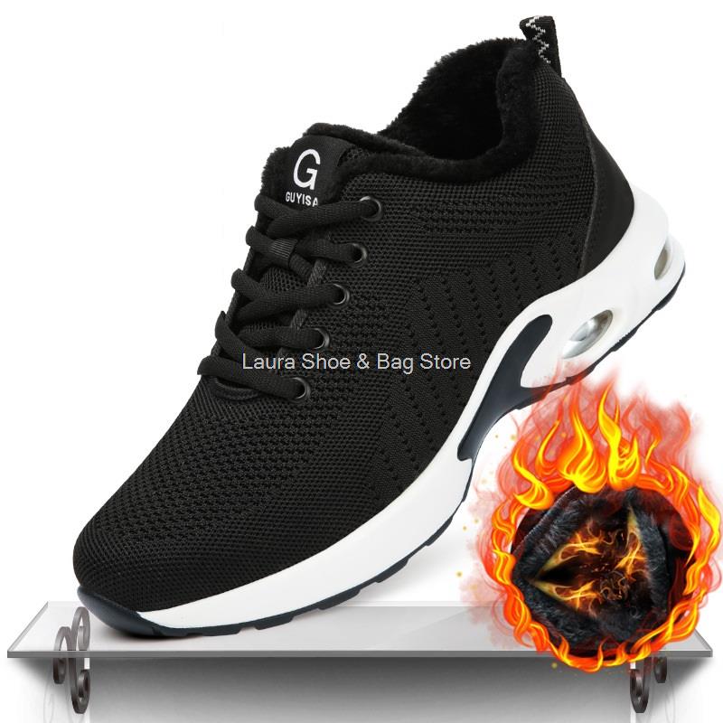 

Модные мужские рабочие кроссовки Guyisa с воздушной подушкой, устойчивые к проколам и стальным носком, мужские рабочие защитные ботинки, мужская защитная обувь 50