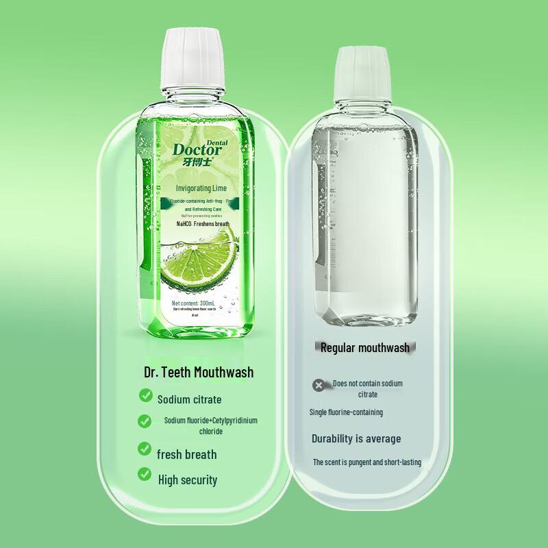 Dr. Teeth Probiotic Gum Care Whitening Mouthwash