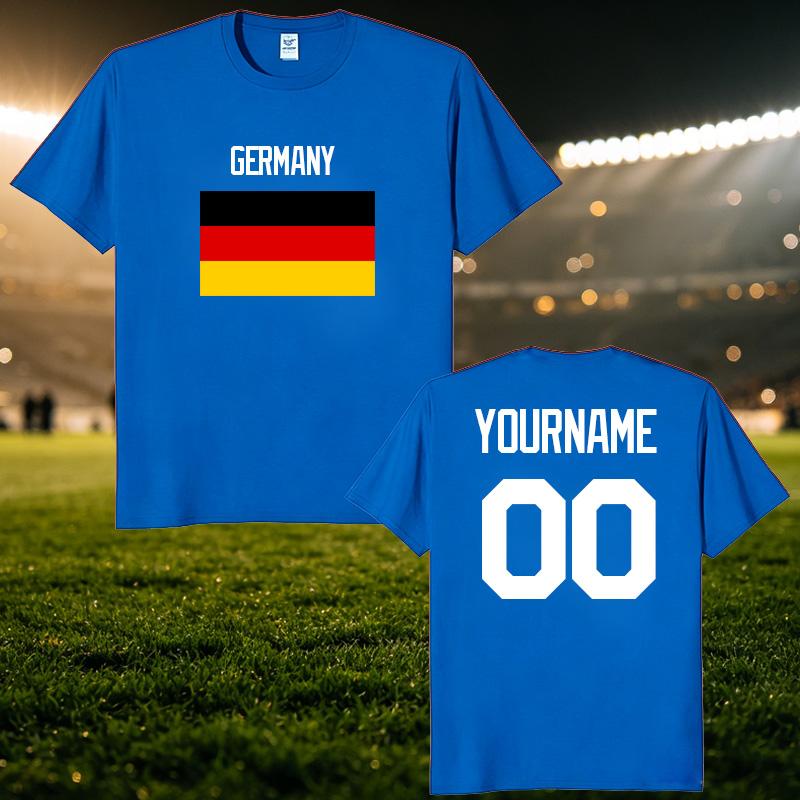 Gerunisexy National Football Custom Name Number T Shirt Unisex Personalized Diy 2026 Football Tour Match Day Fan Streetwear Tee