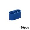 20PCS Technical Liftarm Thick 1x2 Axle Hole Assembles Particles DIY Educational Bricks High-Tech MOC Parts 60483 Building Blocks