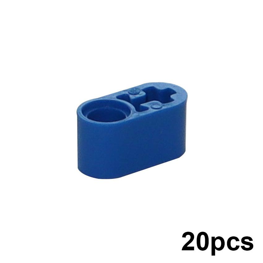 20PCS Technical Liftarm Thick 1x2 Axle Hole Assembles Particles DIY Educational Bricks High-Tech MOC Parts 60483 Building Blocks