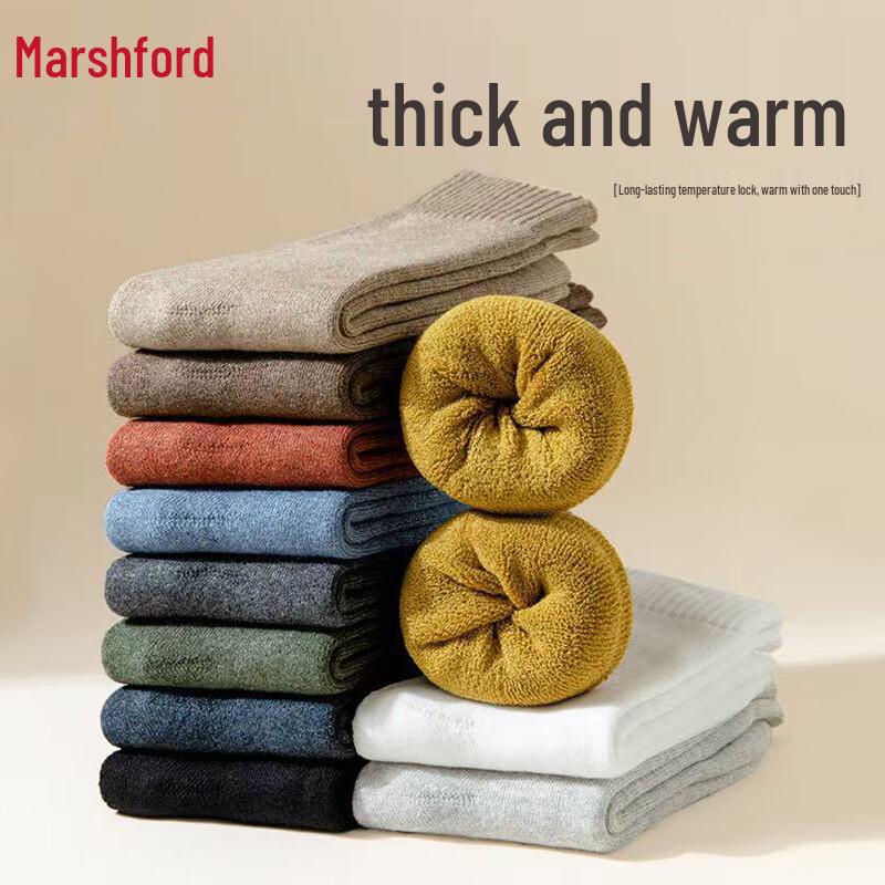Men s Thick Thermal Mid-Calf Work Socks