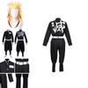 Costume de Cosplay Élégant Demon Slayer Kimetsu No Yaiba Rengoku Kyoujurou Kimono Robe Costume Avec Une Fabrication Exquise Et Une Coupe Confortable