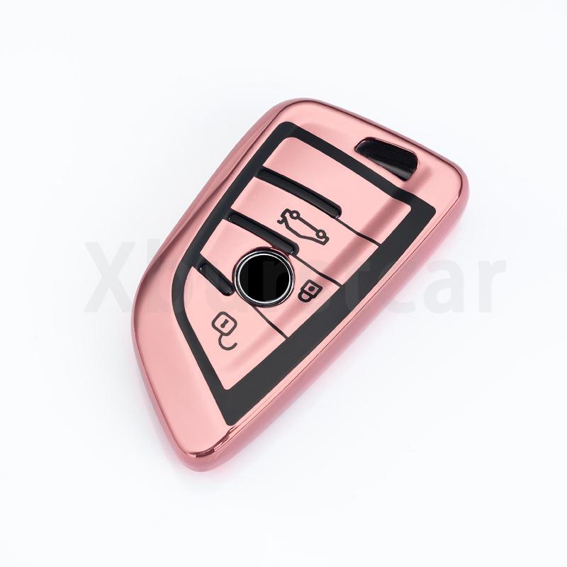 3 4 Buttons TPU Shell Fob for BMW X1 X2 X3 X4 X5 X6 M5 F15 F16 F48 G30 G38 525 540 740 Series 1 2 3 5 Car Key Cover Accessories