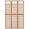 VidaXL Cloison de séparation à 3 panneaux Bois de pin 121x180,5 cm