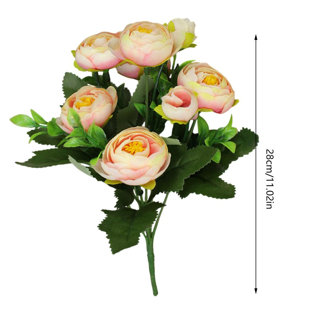 

Искусственный шелк Цветочные пики Камелии Букет цветов Сделай сам Цветочная композиция Домашний декор Свадебный букет Украшение для свадебной вечеринки розовый