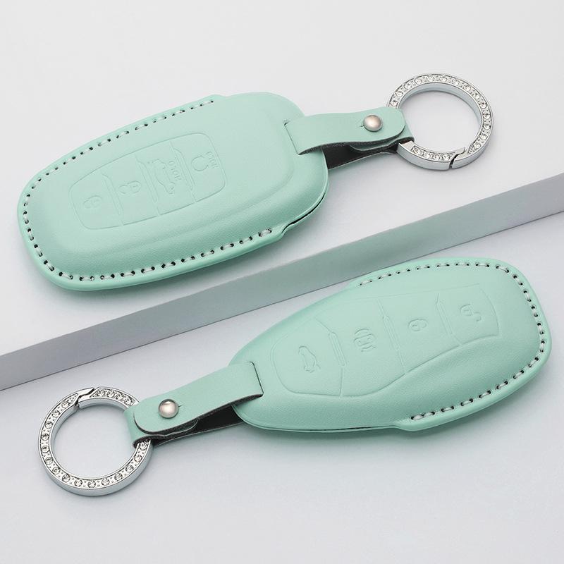 Key Cover and Buckle for Hongqi: HS5, H5, H9, HS7, H6, HS3, HQ9, and EH7 Models