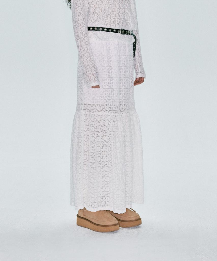 Jedeulepebeu5 Lace Long Skirt
