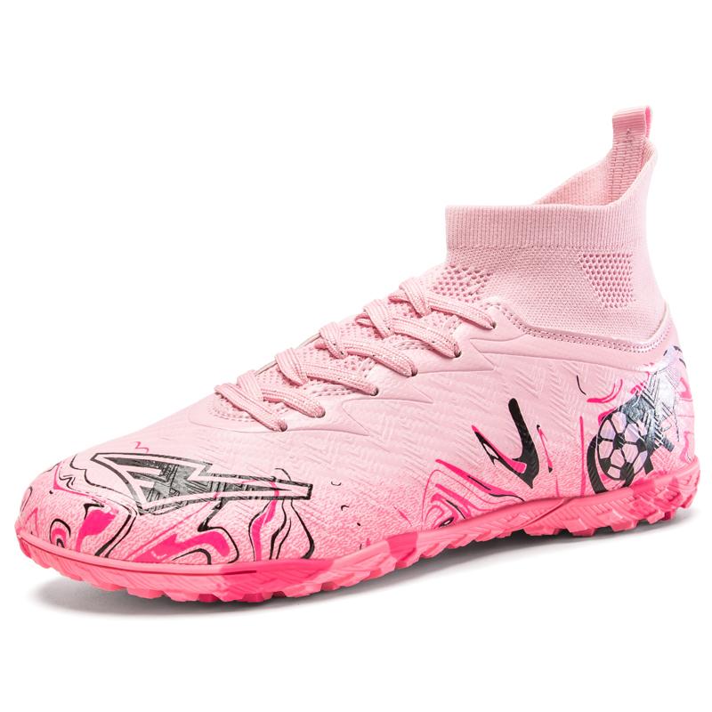 Nuove Scarpe da Calcio da Uomo Sneaker Ragazzo Comode Resistenti alla Società Top Qualità Scarpe da Calcio Tacchetti Lunghi Scarponcini da Calcio per Bambini