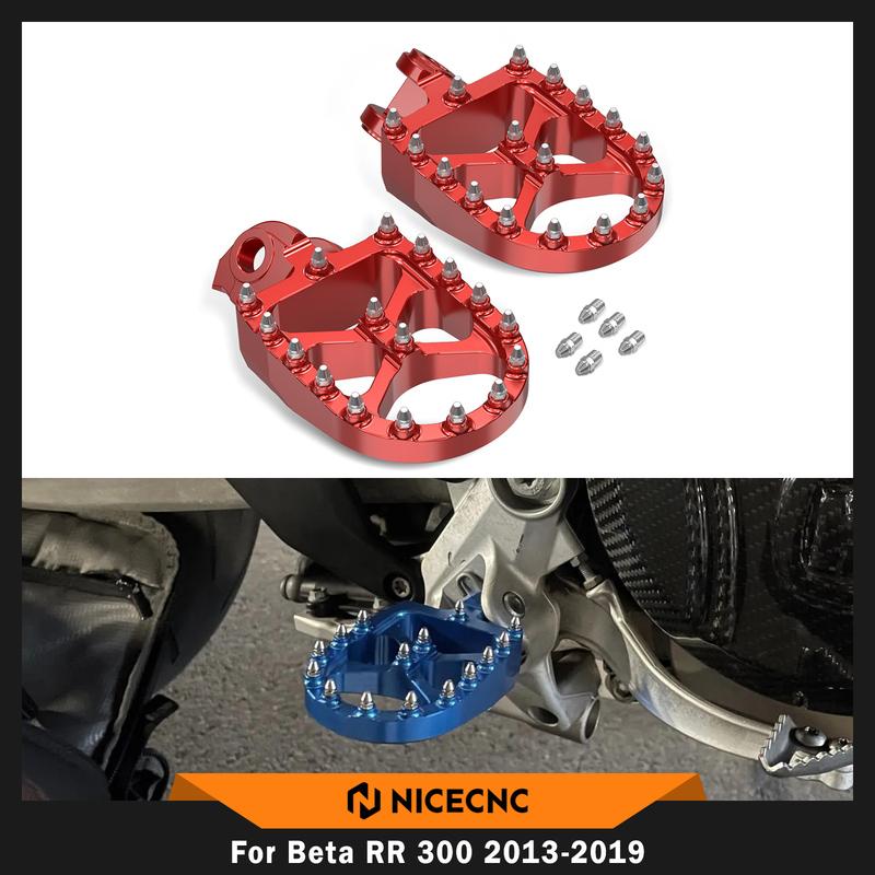 NICECNC For BETA Xtrainer 300 2015-2024 RR 300 RR 250 2013-2019 Foot pegs Footrest RR 125 RR 350 RR 390 RR 430 RR 450 RR 480 498