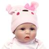 22’’ Baby Cuddle for Doll Reborn Realistic Toddler Girl for Doll Lovely Heavyweight Lifelike Toy for W/ Blue/Brown Eyes