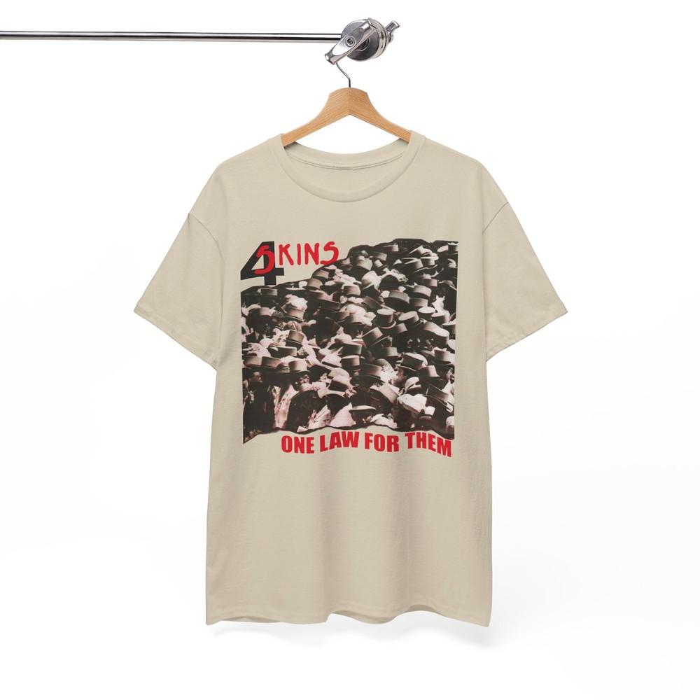 

4Skins TShirt One Law For Them Unisex Shirt Unisex T-Shirt XXL