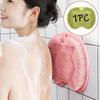 1PC Shower Foot Scrubber Mat Back Washer Exfoliating Bath Wash Pad Silicone Massage Shower Mat with Non-slip Suction Cups