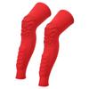 PATIKIL XL Knee Calf Knee Brace Compression Leg Protective Calf and Shin Guards for Youth and and Red Pads, 2-Pack, Pads, Sleeves, Adults, Football,