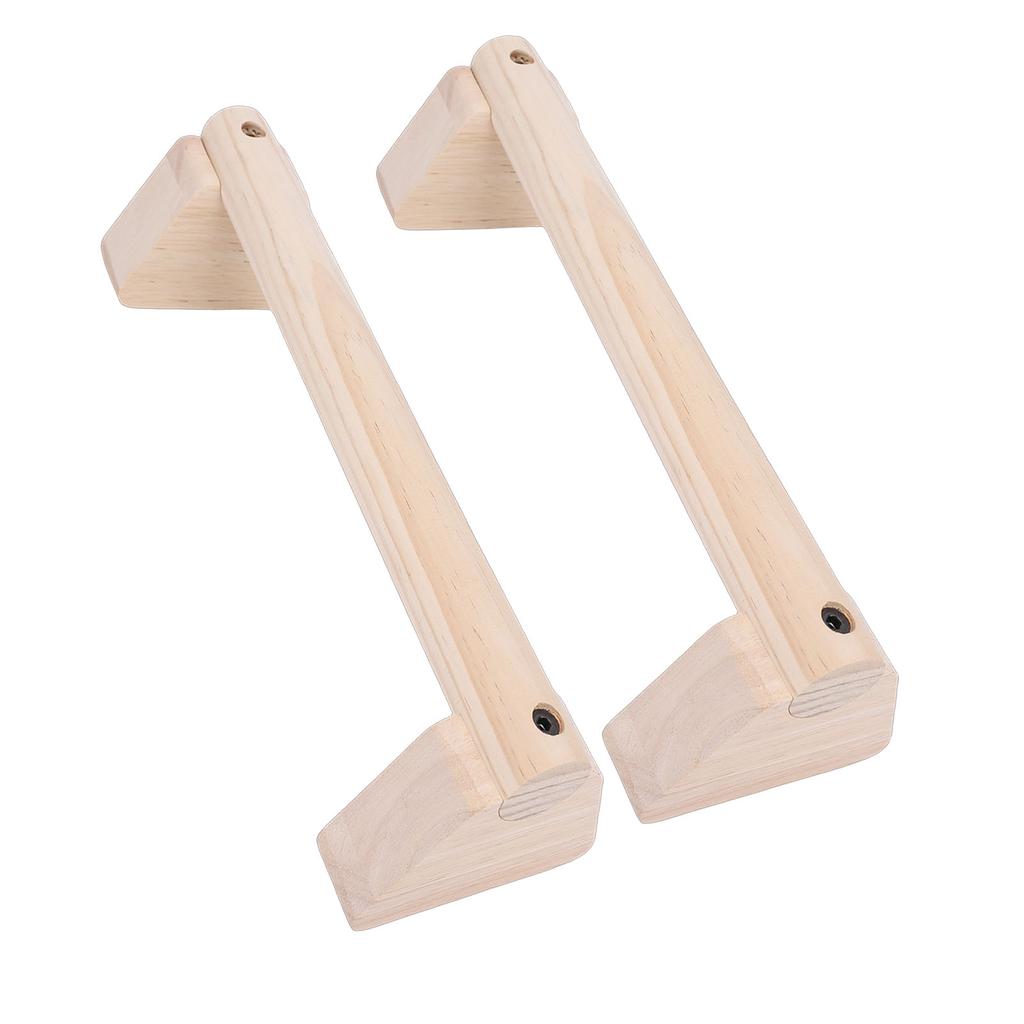 Barras de Flexión de Madera con Base Antideslizante Soporte para Práctica de Pino Manual para Fitness en Casa Entrenamiento 30 cm / 11,8 pulg.