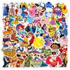 50pcs Disney Mixed Cartoon Graffiti Stickers Waterproof Decals Stickers For Laptop Phone Thermos Diy Notebook Stickers Toys Gift