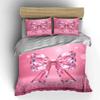 Crystal Bow Decoration Gift Set Bedding Set with 1 Duvet Cover 2 Pillowcases Single Double King Queen Gift